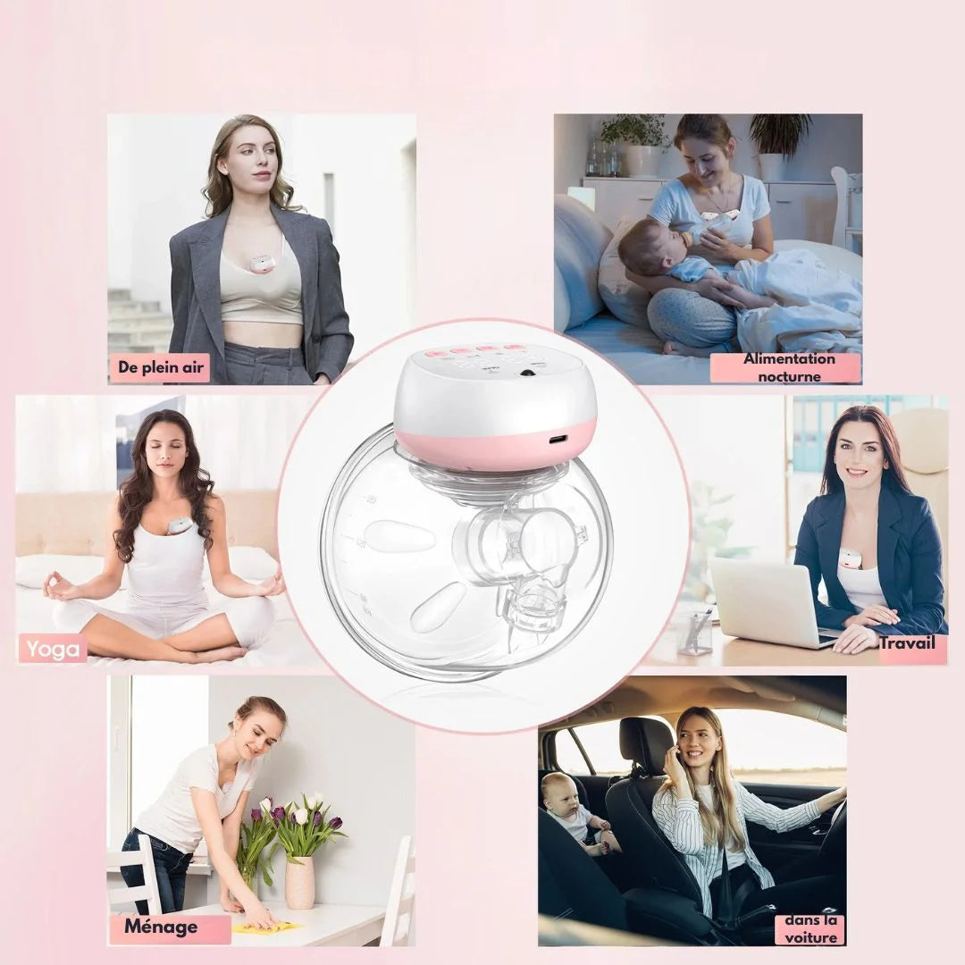 FreeFlow Mamma™ – Tire-lait électrique mains libres, disc… - présentation des coloris disponibles