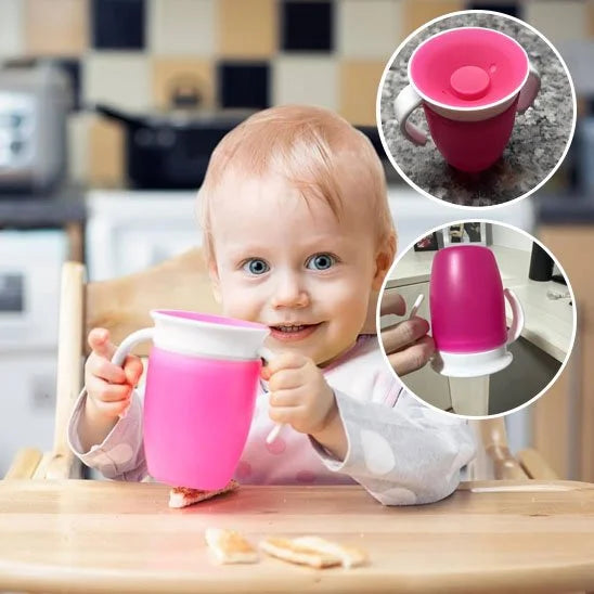 MagiSip 360™ – Tasse d’apprentissage anti-fuite - mise en situation d'usage