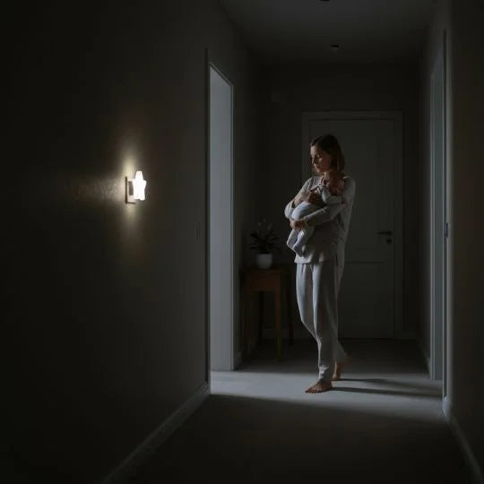 ÉtoileDouce™ NightLight – Veilleuse bébé étoile apaisante - détail accessoires | Premiers Pas Sereins