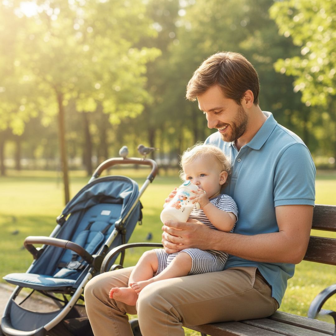 CalmiFlow™ – Biberon anti-colique avec poignées et tétine souple