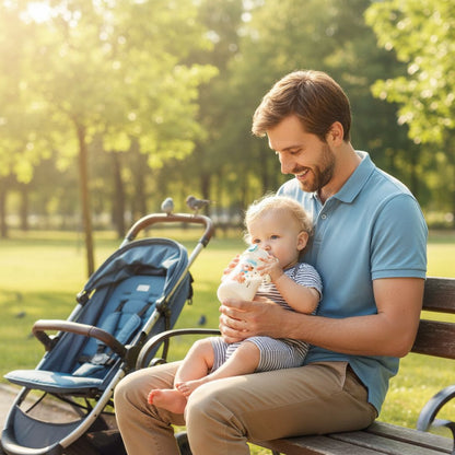 CalmiFlow™ – Biberon anti-colique avec poignées et tétine souple