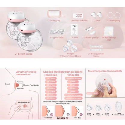 FreeFlow Mamma™ – Tire-lait électrique mains libres, discret et puissant