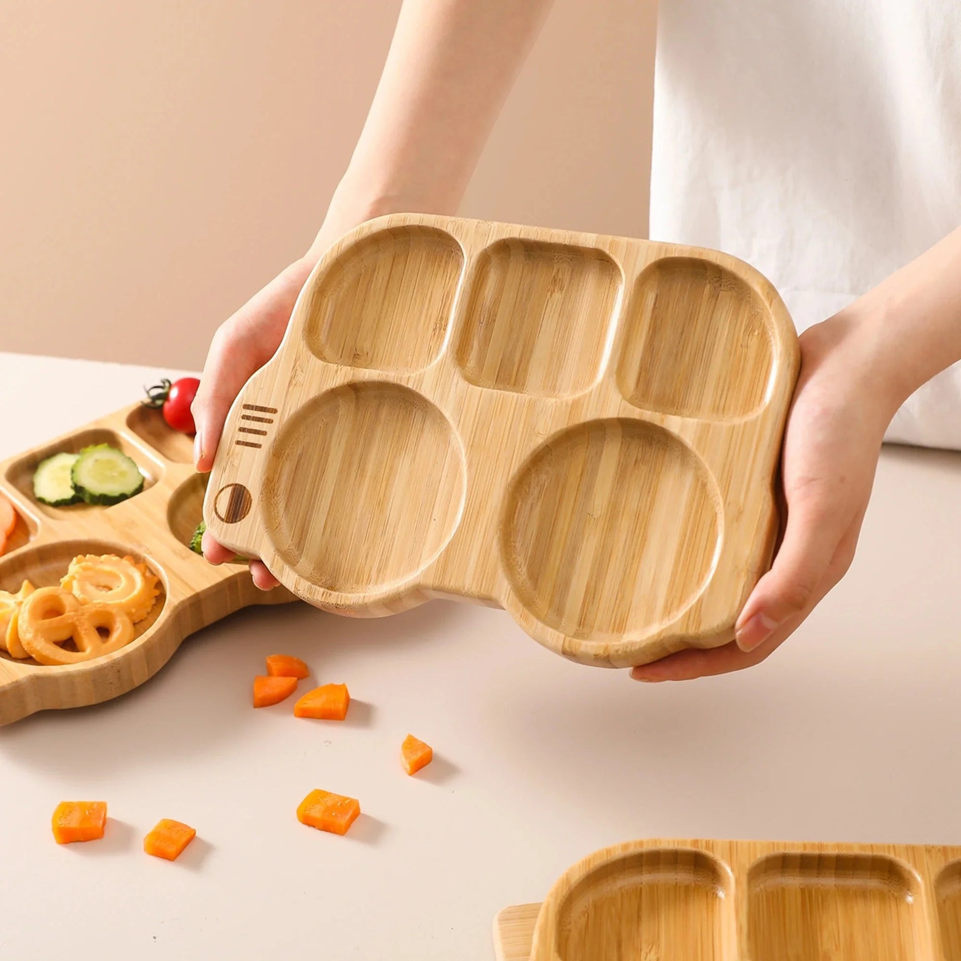 ASSIETTE BAMBOU BEBE | BAMBOOBUS™ - détail matière et finitions