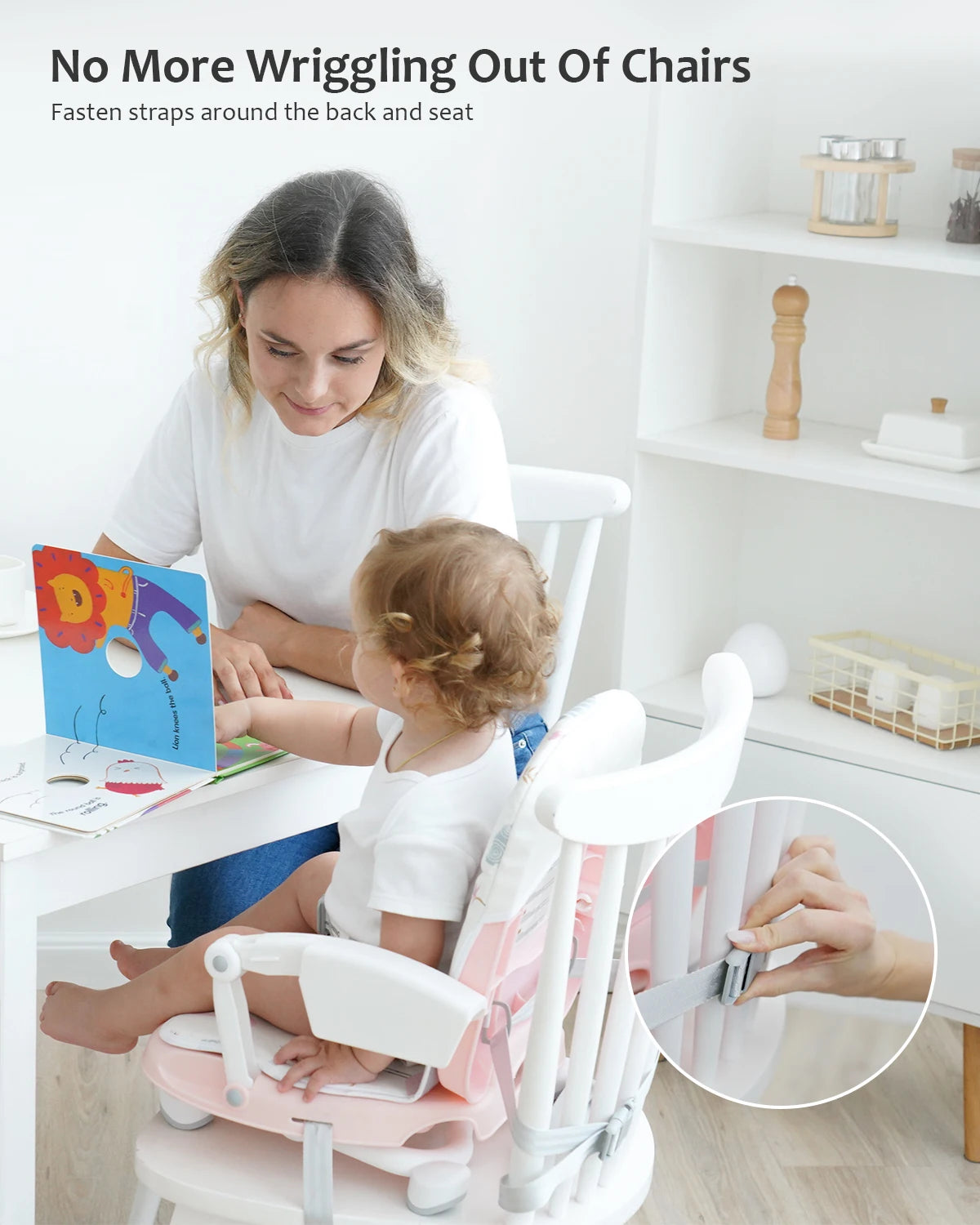 LiftUpSeat™ – Rehausseur de chaise bébé pliable et évolutif