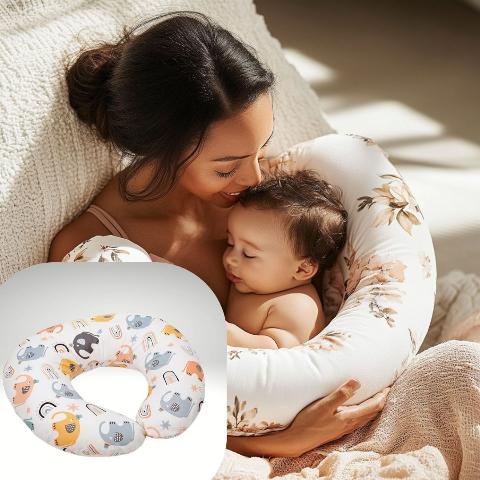 coussin d'allaitement SerenityCushion™️, maman et bébé moments de tendresse et de confort inégalés