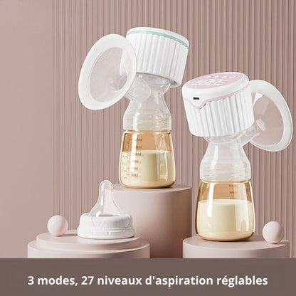 AirEase Flow™ – Tire-lait électrique sans fil, compact et doux