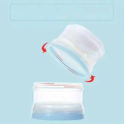 Boîte doseuse lait DoseaStack™ – 4 compartiments empilables & bec verseur propre