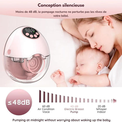 LactiSoft Curve™ – tire-lait mains libres, discret et chauffant