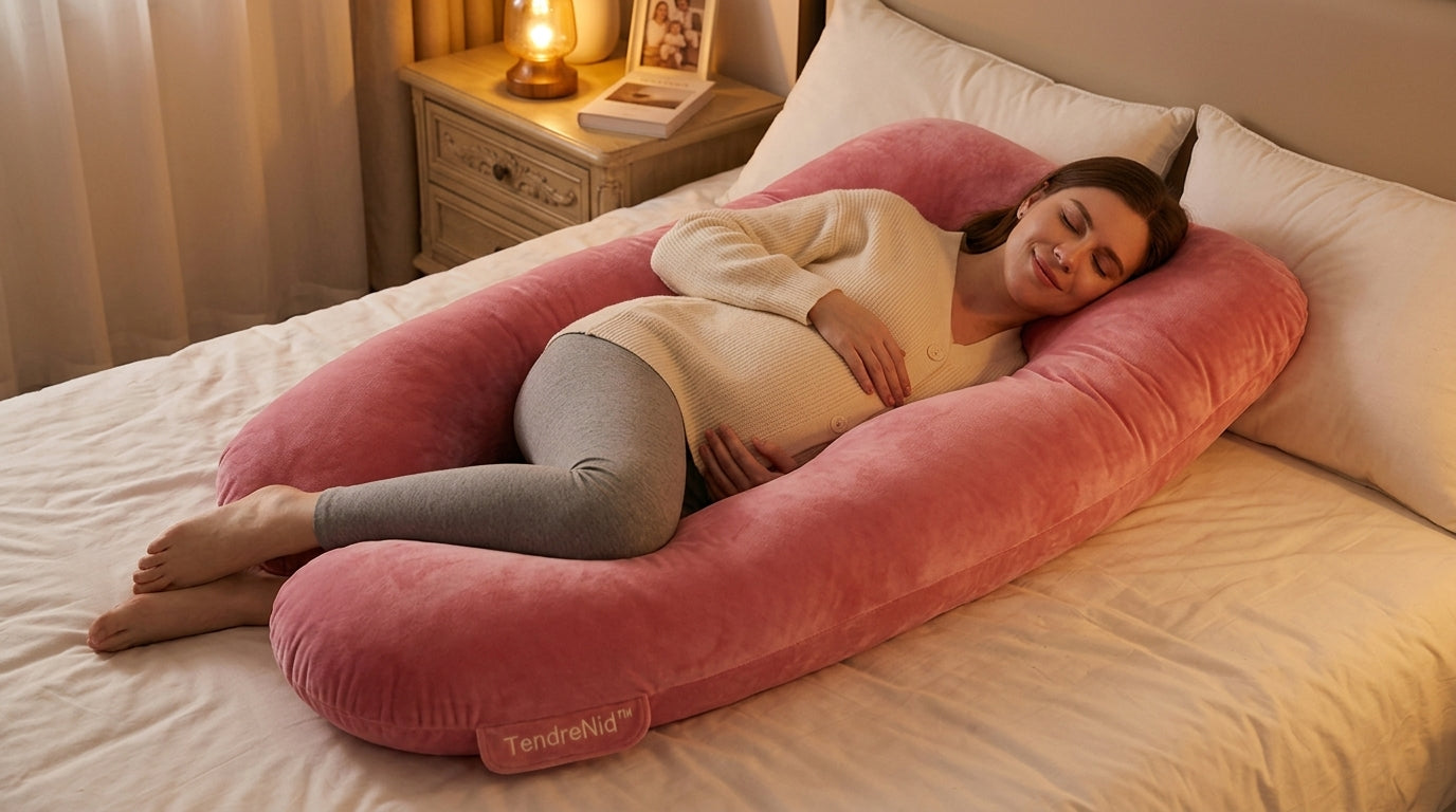Coussin de maternité | TendreNid™ — grand format & soutien complet