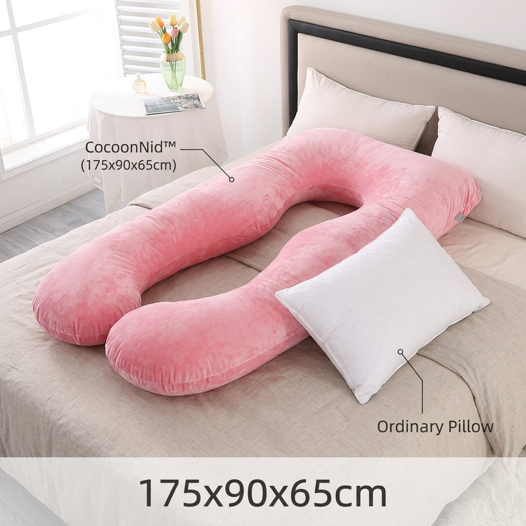 Coussin de maternité | TendreNid™ — grand format & soutien complet