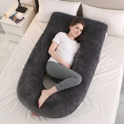 Meilleur coussin de grossesse | VelourNid™ — Grand U & nuit sereine