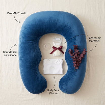 Coussin grossesse et allaitement | DolceNid™ — Grand U & nuit réparée