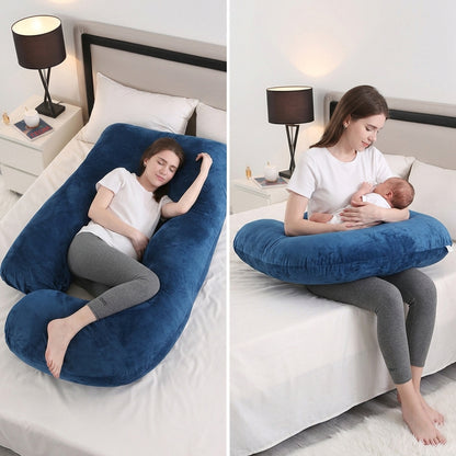 Coussin grossesse et allaitement | DolceNid™ — Grand U & nuit réparée