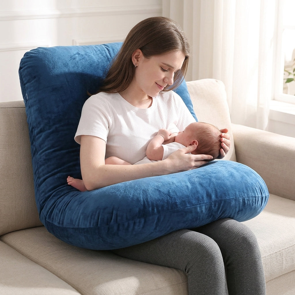 Coussin grossesse et allaitement | DolceNid™ — Grand U & nuit réparée