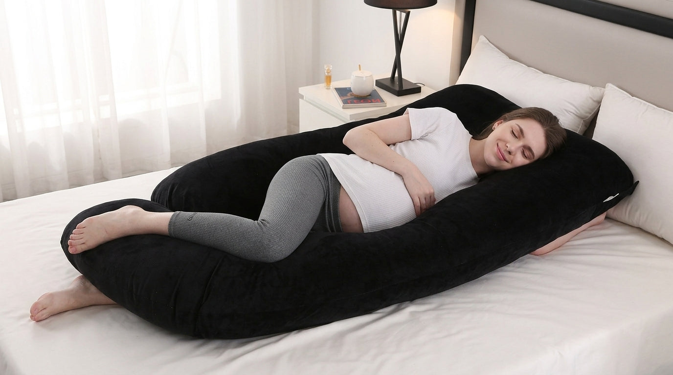 Oreiller pour femme enceinte | OreillDoux™ — Grand U & dos soulagé