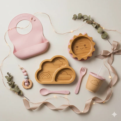 COFFRET REPAS BEBE | CLOUDYMEAL™ - vue angle supplémentaire