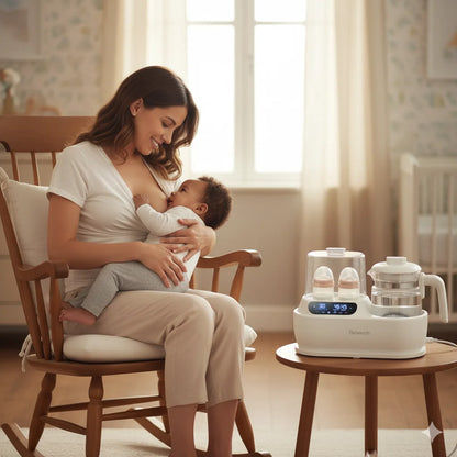 BiberChaud™ – Chauffe biberon professionnel 3-en-1 pour p… - vue principale — allaitement et repas bébé serein