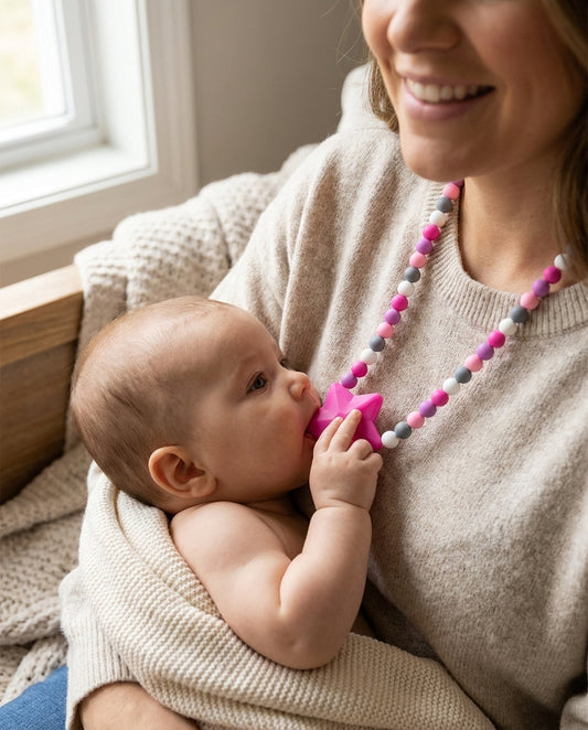 PerliZen™ | Collier pour maman bébé sensoriel et élégant