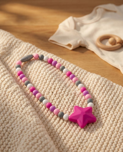 PerliZen™ | Collier pour maman bébé sensoriel et élégant