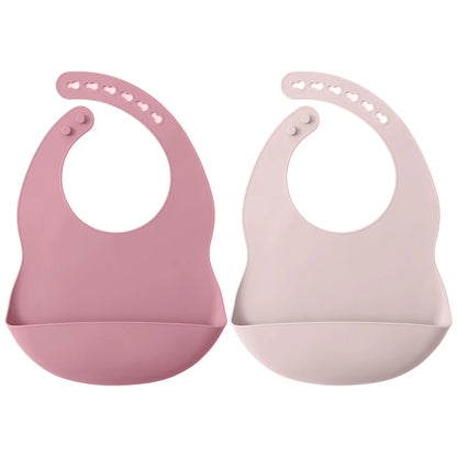 PocketDuo™ Bibs – Bavoir imperméable, récupérateur & évolutif (lot de 2)