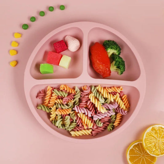 TriBambino™ – Assiette à compartiments avec couvercle