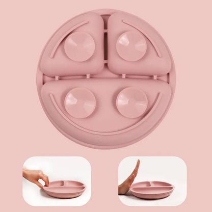 TriBambino™ – Assiette à compartiments avec couvercle