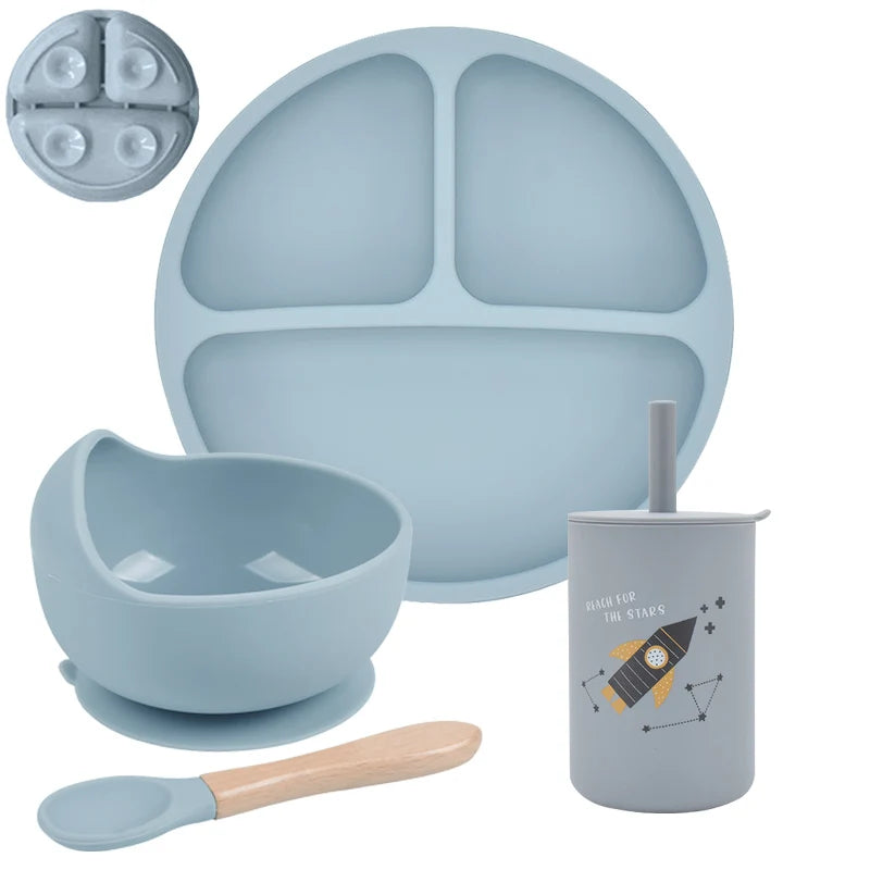 MealJoy Set™ – Coffret assiette pour bébé complet & évolutif
