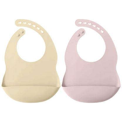 PocketDuo™ Bibs – Bavoir imperméable, récupérateur & évolutif (lot de 2)