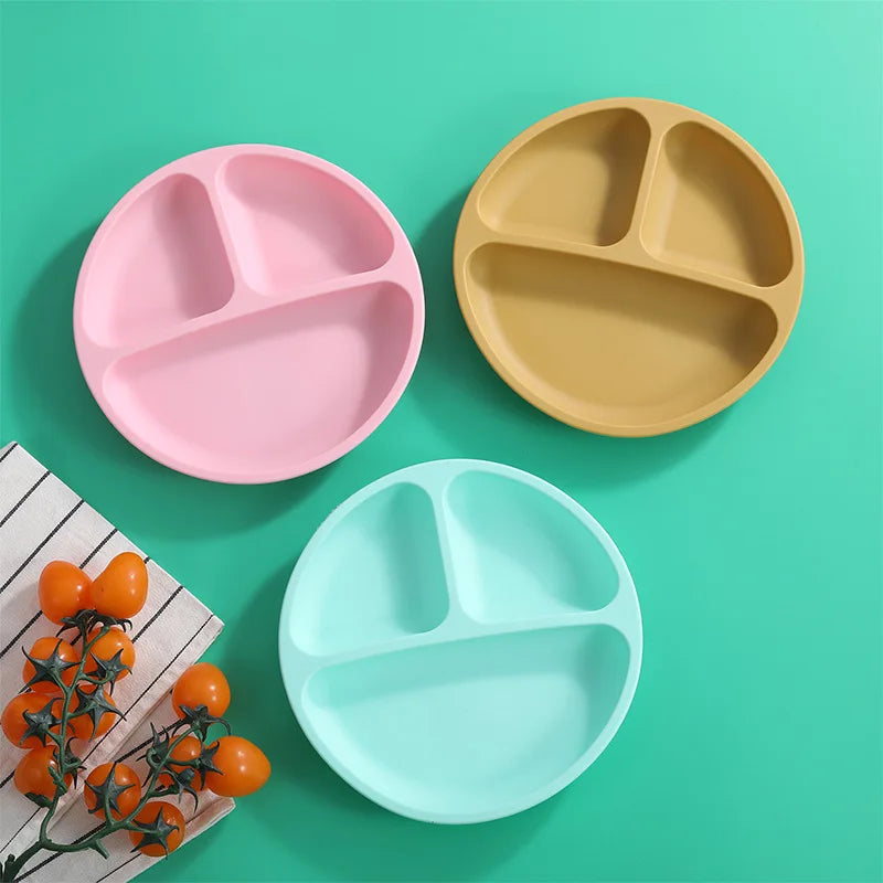 TriBambino™ – Assiette à compartiments avec couvercle