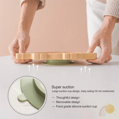 CloudyMeal™ : Le coffret repas bébé nuage & arc-en-ciel