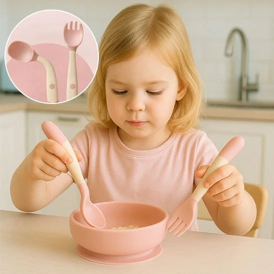 Couverts ergonomiques pour bébé | BabyMiam