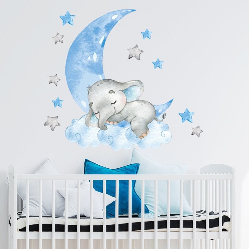 BabyElephant™ - Autocollants muraux pour chambre de bébé | bébé - Premiers Pas Sereins