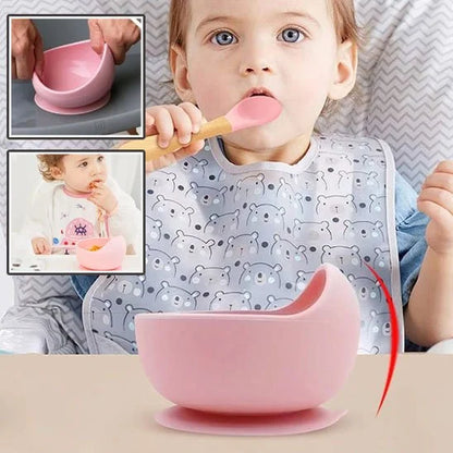 BabyGrip™ – Assiette pour bébé en silicone avec ventouse … - mise en situation d'usage