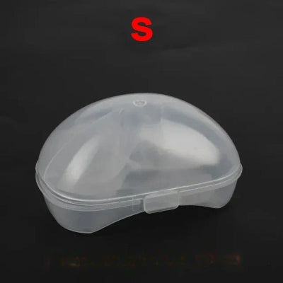 Boîte contenant deux bouts de seins taille S pour allaitement, idéale pour mamelons plats ou petits.