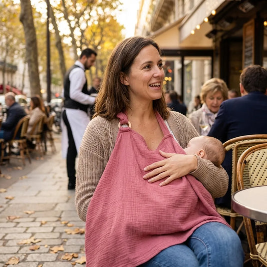 cape-allaitement-fleurine-rose-framboise-usage-cafe-paris
