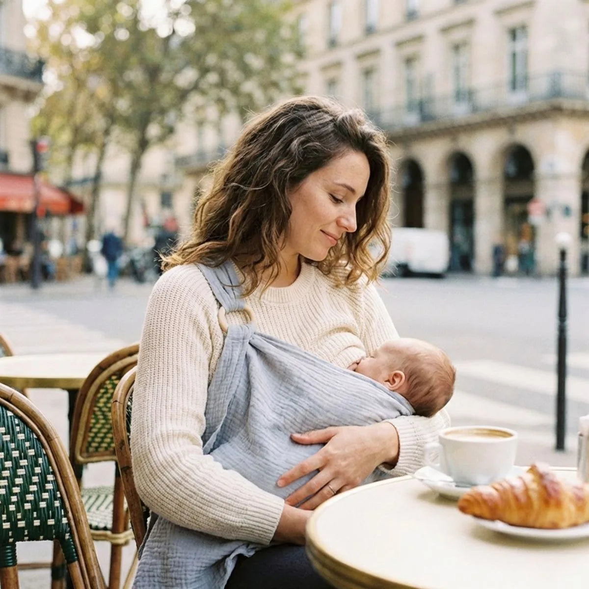 cape-allaitement-zephy-gris-bleu-usage-terrasse-paris