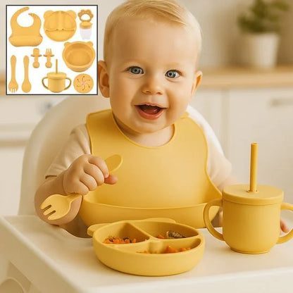 Vaisselle Bébé Écologique | EcoBambino - présentation des coloris disponibles