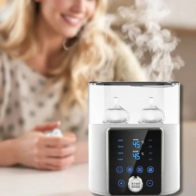 Chauffe Biberon Multifonction 8 - en - 1 BiberHeat Duo™ - Premiers Pas Sereins