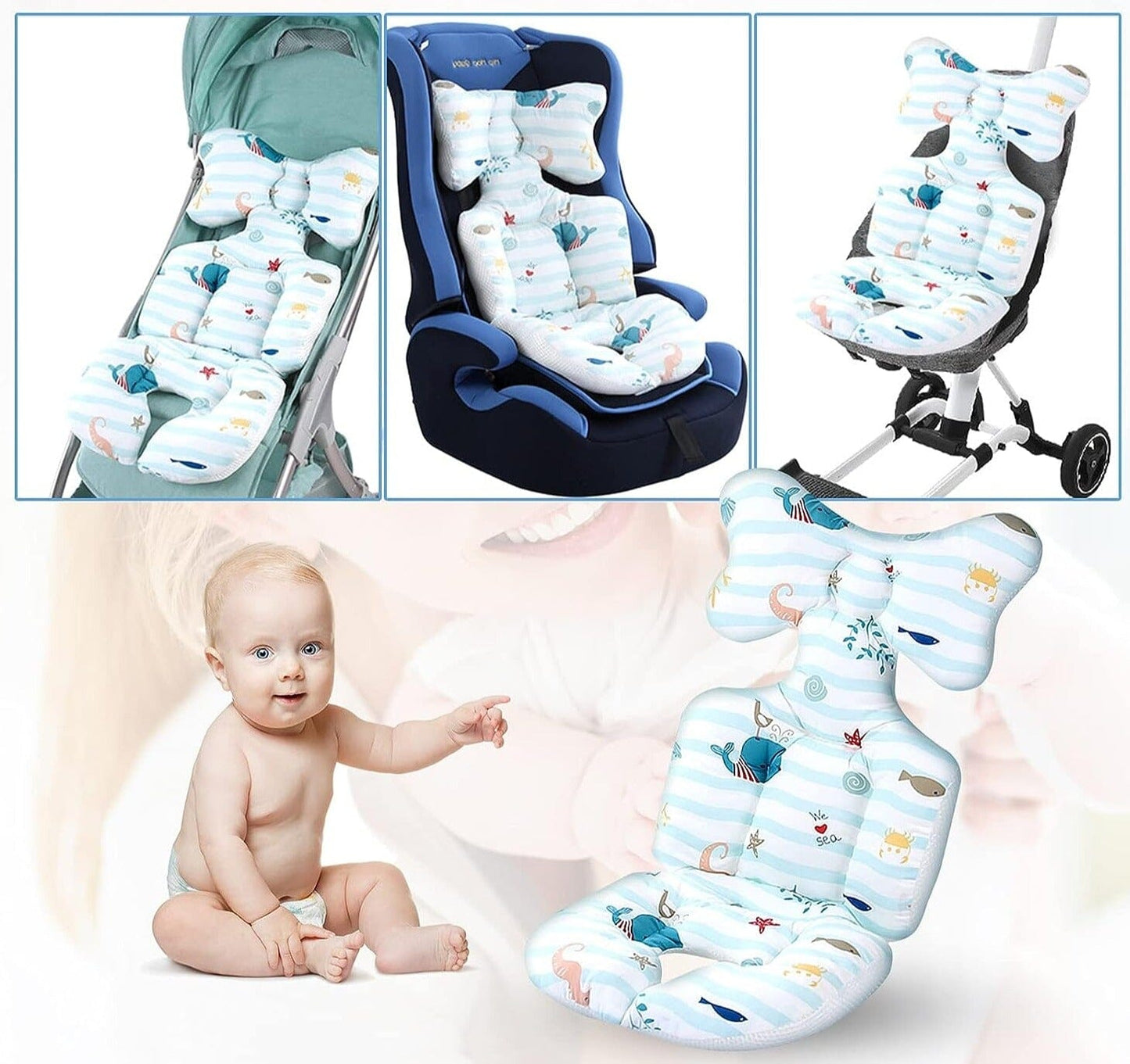 ComfyBabe™ - Coussin siège et poussette Auto - Premiers Pas Sereins