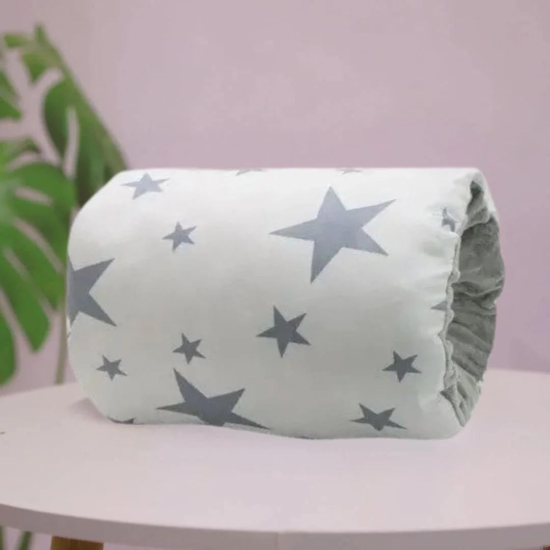 Coussin d'allaitement | Flocon confort Gris™ - Premiers Pas Sereins