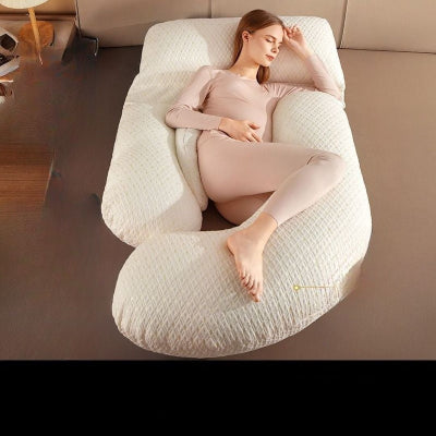 Coussin de grossesse en fibre UMORFIL avec posture de sommeil latéral, soulagement lombaire
