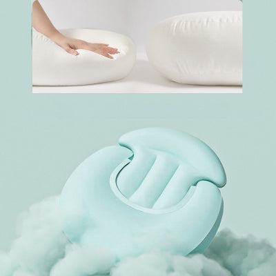 Coussin pour nouveau-ne en mousse mémoire de forme, confort premium, respirant et anti-reflux pour allaitement et sommeil bébé.
