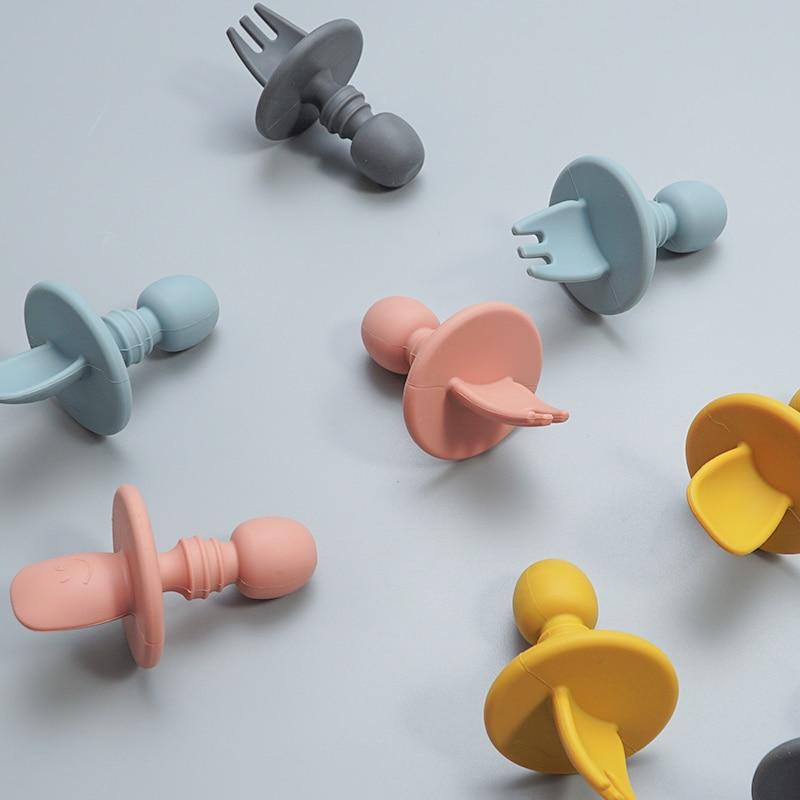 CuttieSpoon™ | Cuillère et fourchette pour bébé | Maman - Premiers Pas Sereins