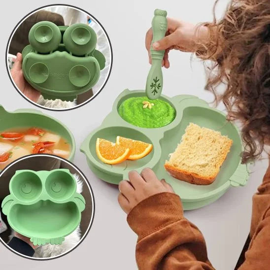 Assiette Antidérapante pour Bébé | BabyMeal - vue de détail produit