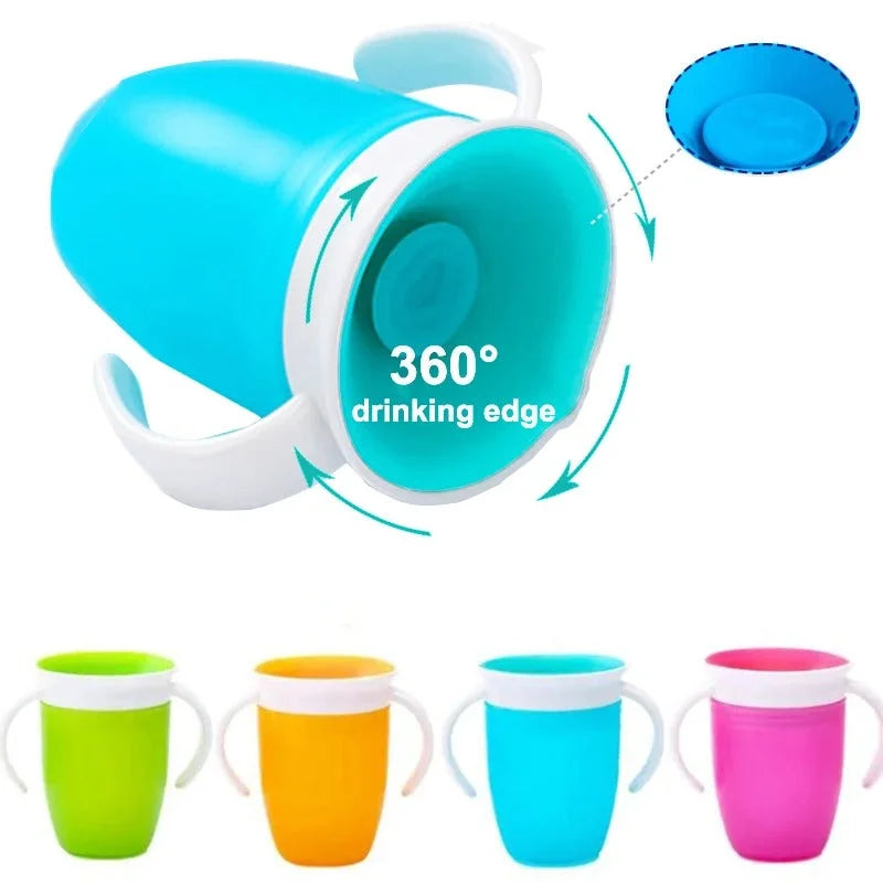MagiSip 360™ – Tasse d’apprentissage anti-fuite - vue packaging et dimensions