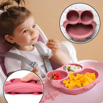 Assiette Antidérapante pour Bébé | BabyMeal - détail matière et finitions