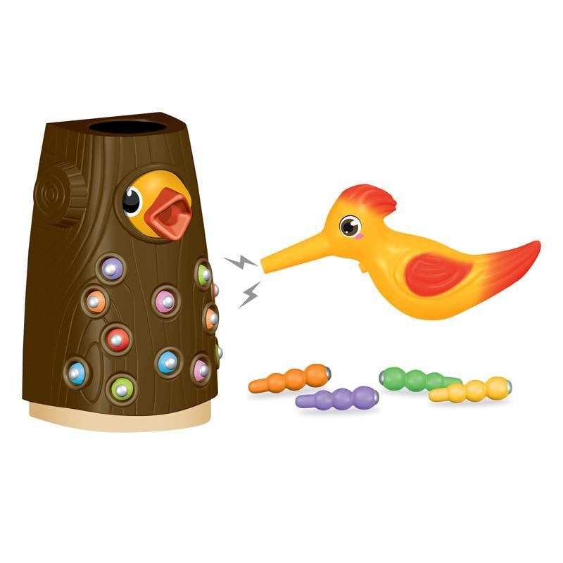 FeedingBird™ - Jouets magnétique attrape - ver | Jeux enfants - Premiers Pas Sereins