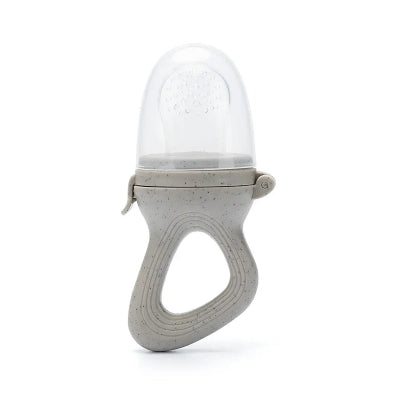 Grignoteuse bébé en silicone coloris gris, vue produit seul