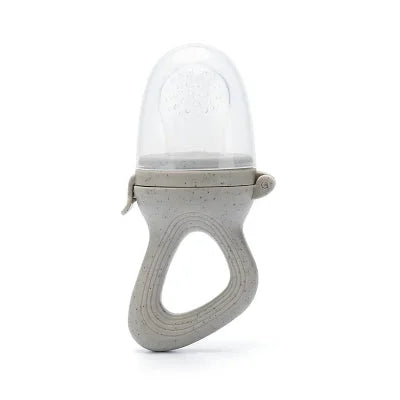 Grignoteuse bébé en silicone coloris gris, vue produit seul