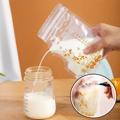 TétéeZen™ – Sachets de conservation du lait maternel pré-stérilisés et anti-fuite